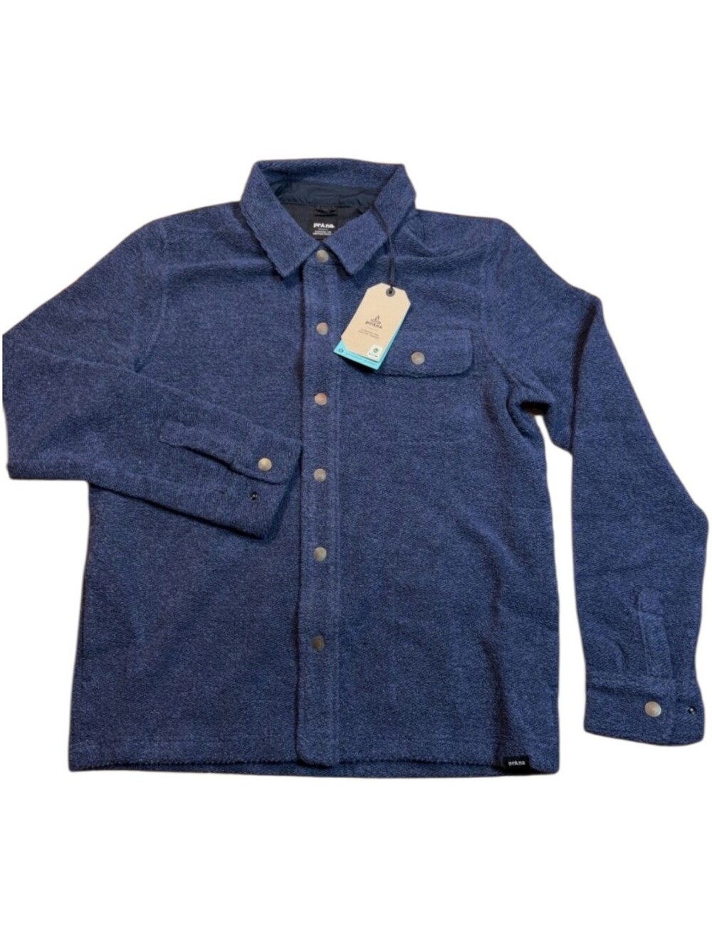prAna - Men's Charcoal Button-Front Shirt Jacket